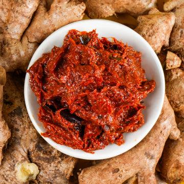 Ginger Pickle (Thokku / Niluva pachadi)