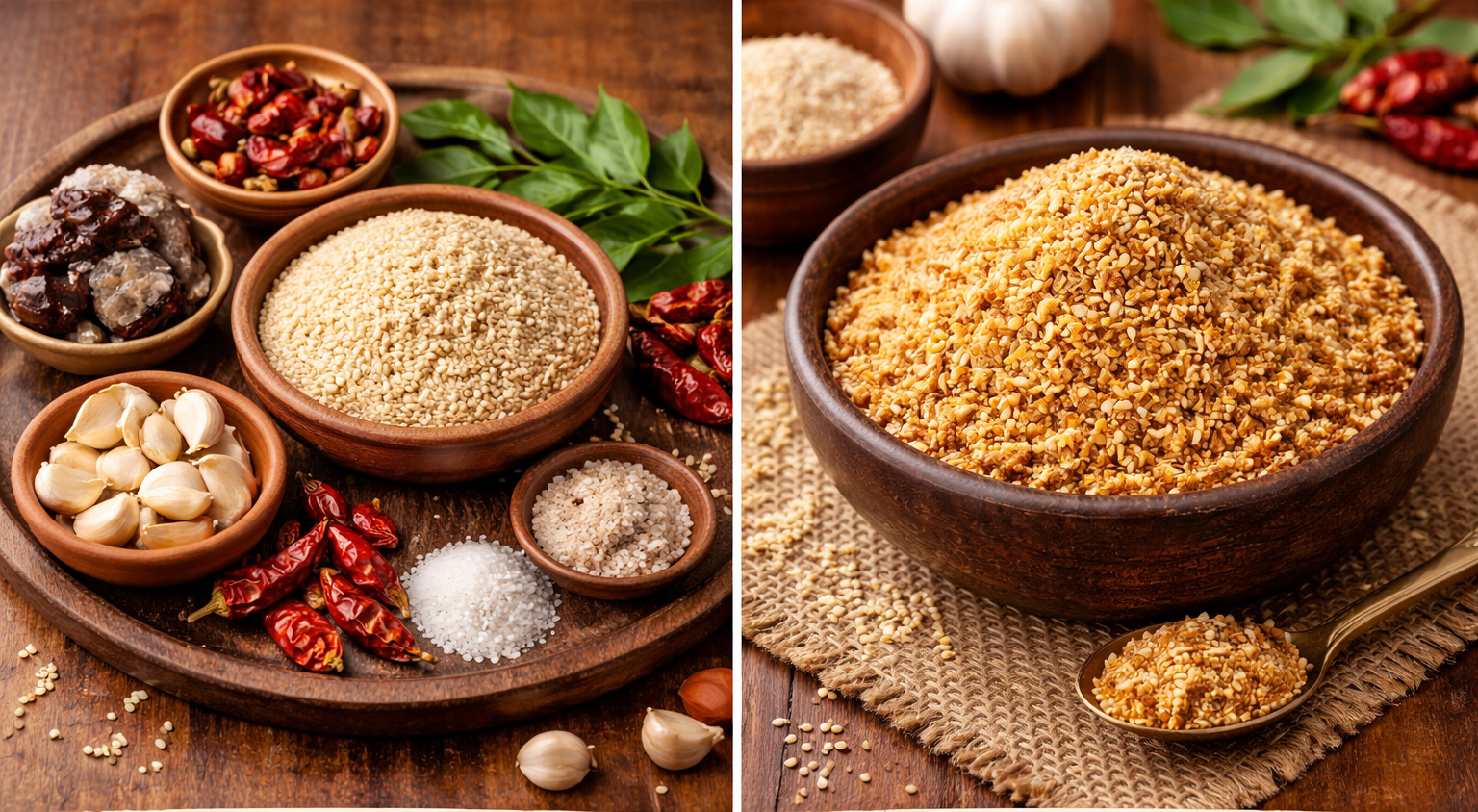 White Sesame Chutney Powder