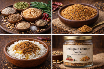 Multigrain Chutney Powder (Idli Podi)